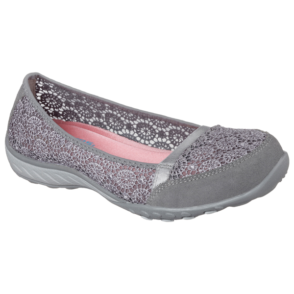 Skechers Women Relaxed Fit: Breathe Easy - Pretty Factor Gray