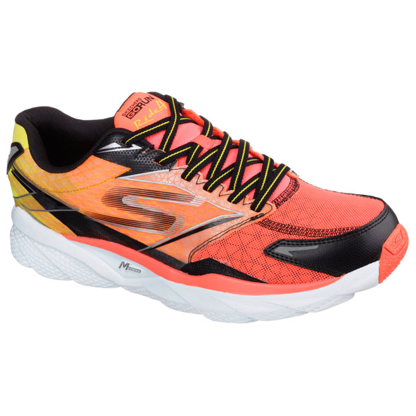 Skechers Men Extra Wide Fit (4E) Shoes - Ride Orange/Black