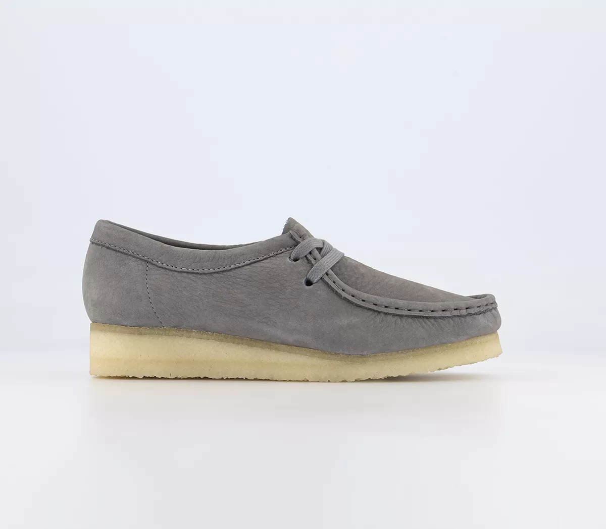 Clarks Originals Clarks Originals Womens Wallabees Grey Nubuck