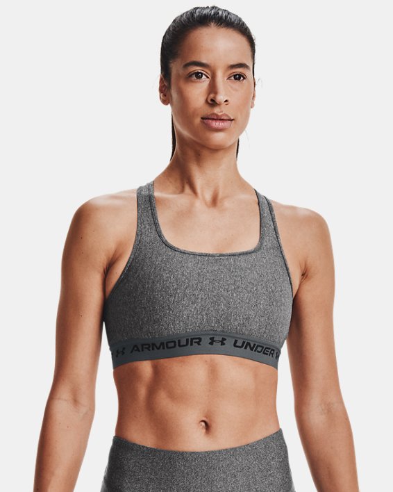 Women's Armour Mid Crossback Heather Sports Bra