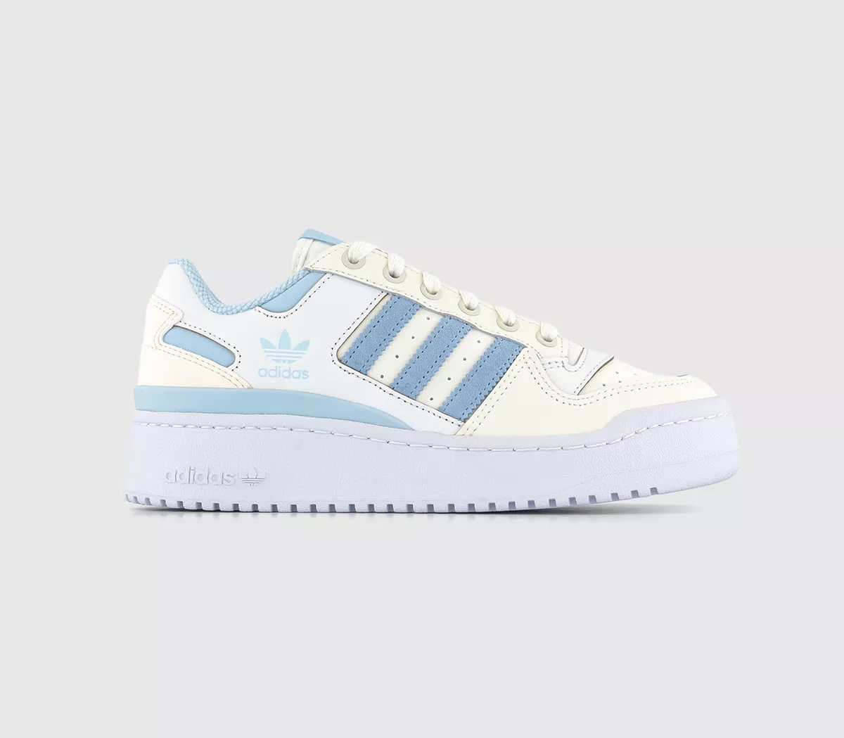 adidas Forum Bold Trainers  Off White Clear Sky White