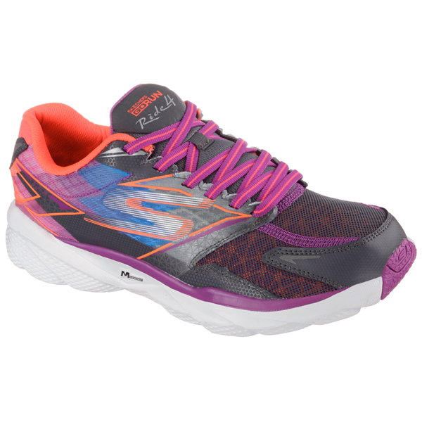 Skechers Women Gorun Ride 4 Charcoal/Purple
