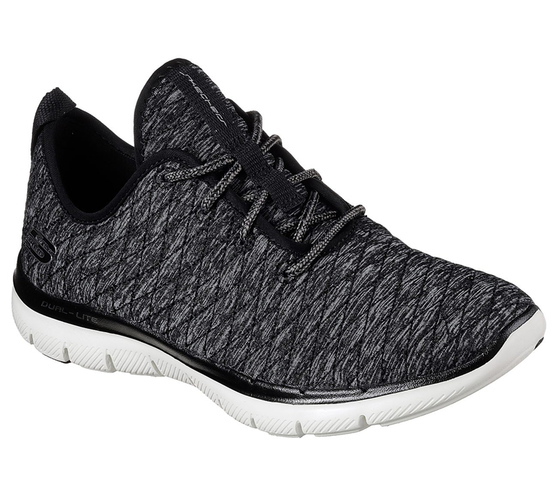 Skechers Women Flex Appeal 2.0 - First Impression Black/White