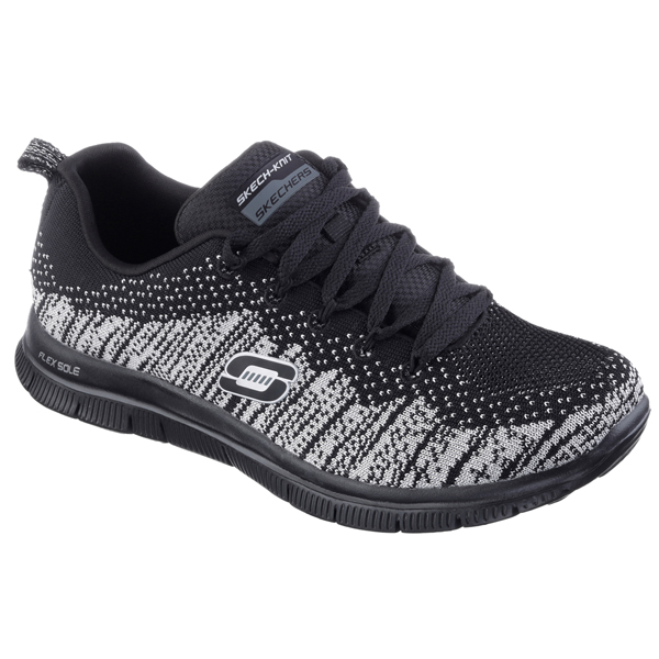 Skechers Women Flex Appeal - Instant Hit Black/Silver