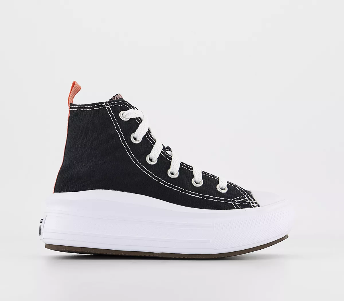 Converse All Star Move Youth Trainers  Black Pink Salt White