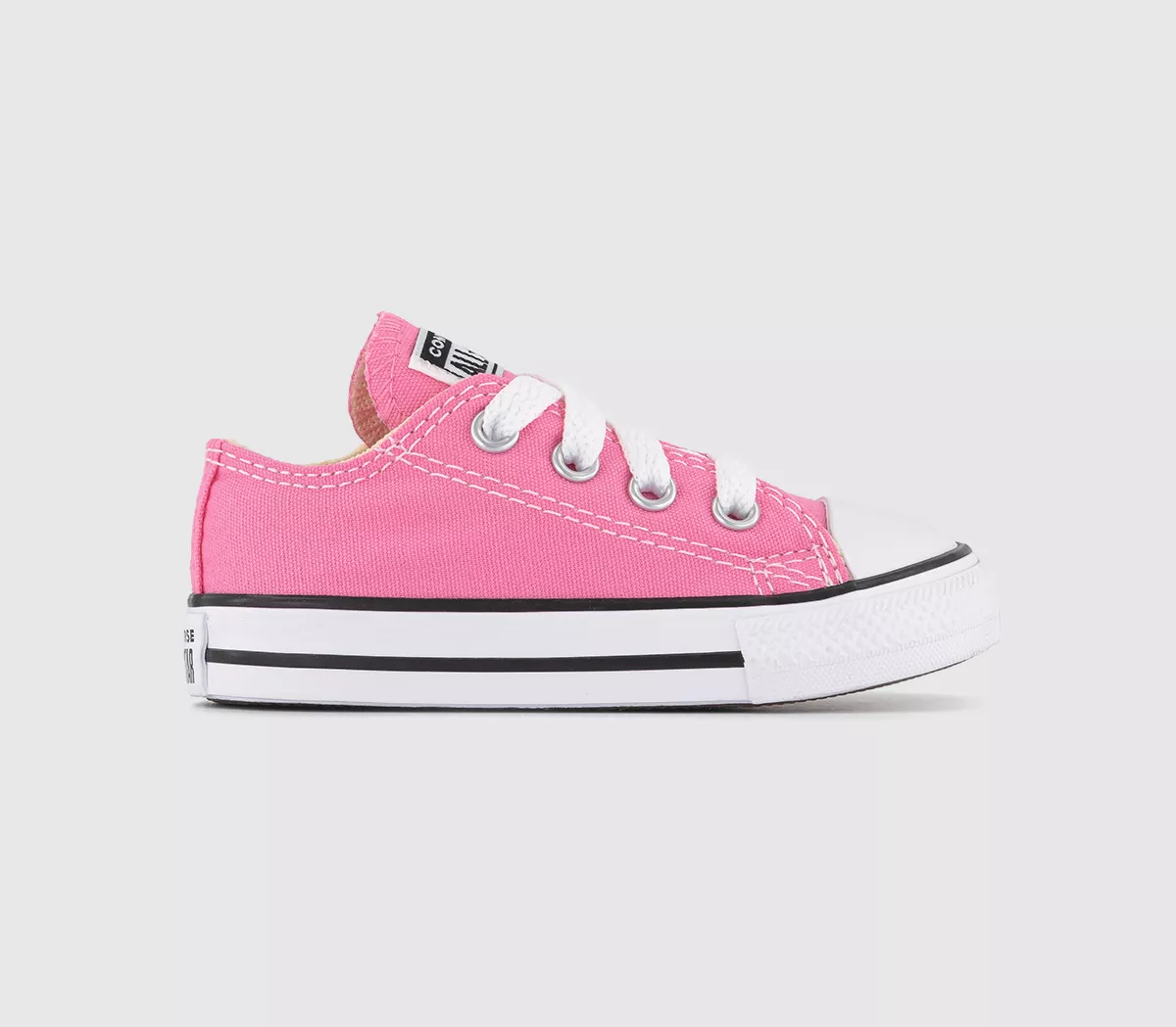 Converse Allstar Low Infant Trainers Pink Canvas