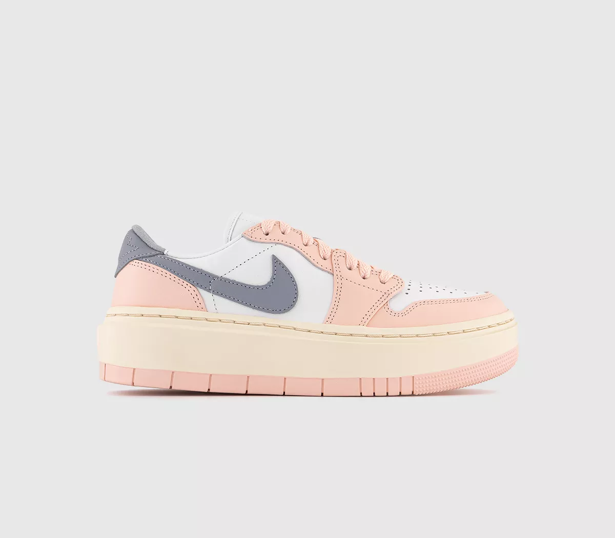 Jordan Air Jordan 1 Elevate Low Trainers Atmosphere Lt Steel Grey White Guava Ice