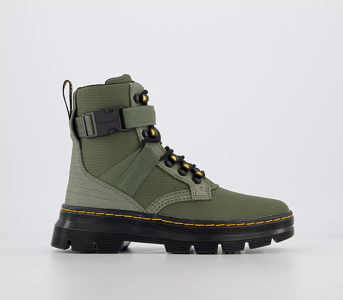 Dr. Martens Combs Tech II Boots Khaki Green Accord