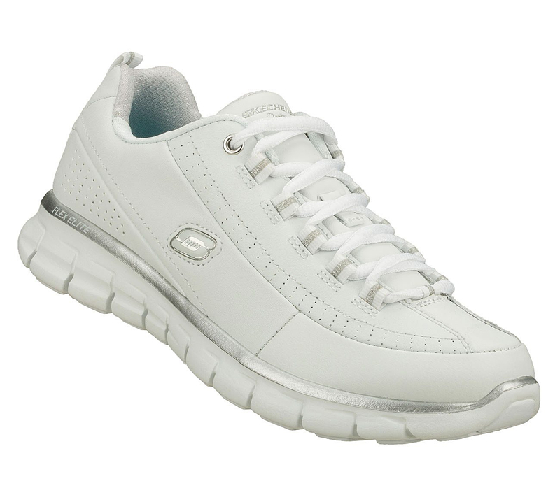 Skechers Women Synergy - Elite Status White/Sliver