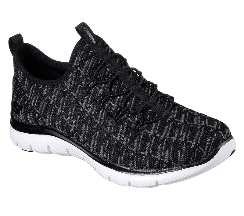 Skechers Women Flex Appeal 2.0 - Insights Black/Charcoal