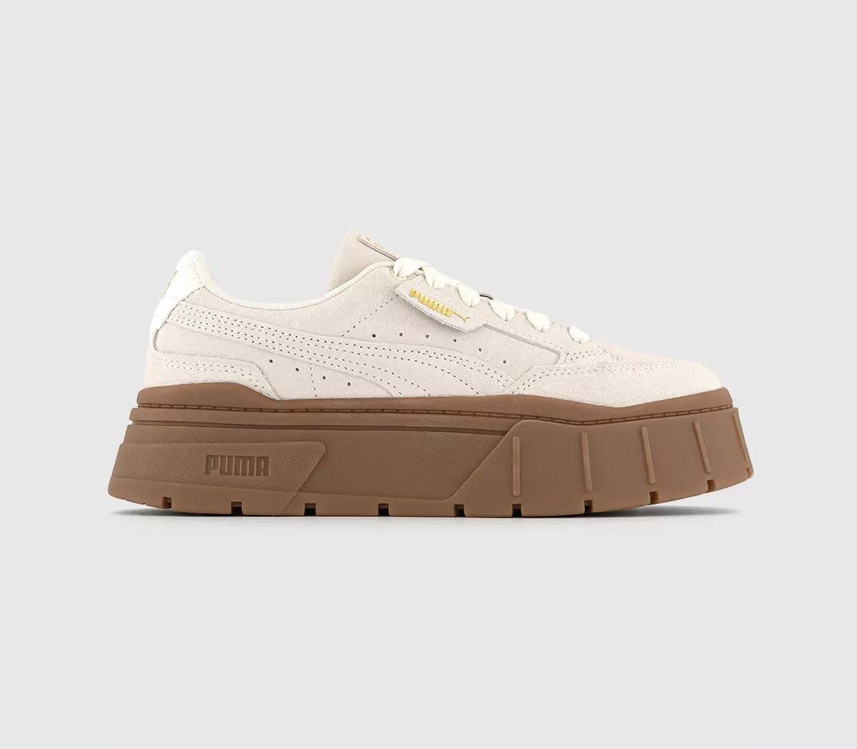 Puma Mayze Stack Trainers Warm White