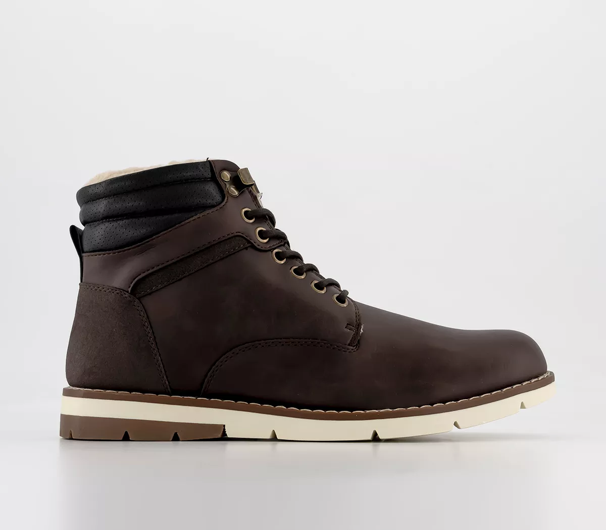 OFFICE Brookwood Borg Linned Hybrid Boots Brown