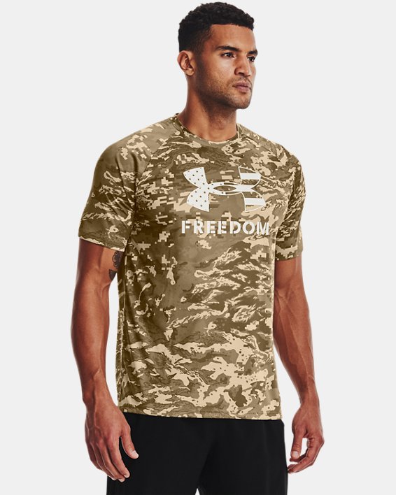 Men's UA Tech Freedom Camo Short Sleeve