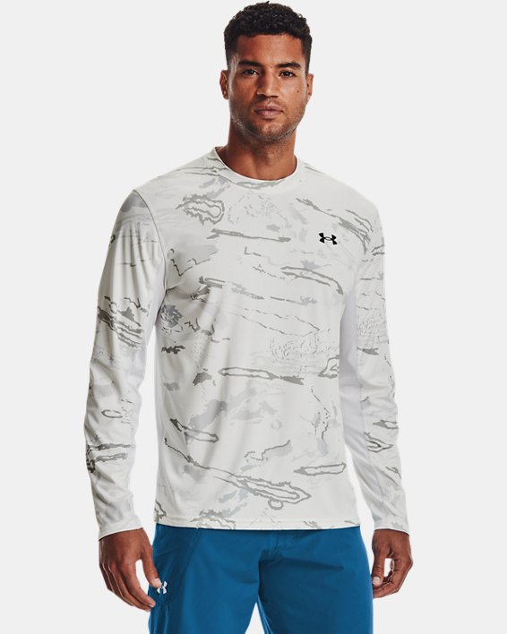 Men's UA Iso-Chill Shorebreak Camo Long Sleeve