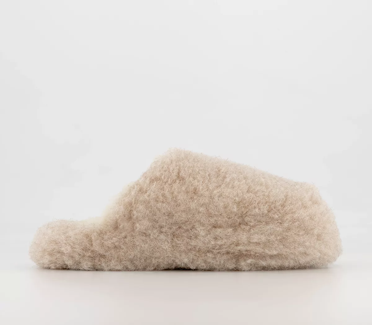 Yoko Wool Yoko Wool Mule Slippers Beige