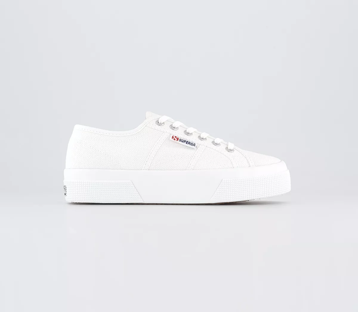 Superga 2740 Platform Trainers  White