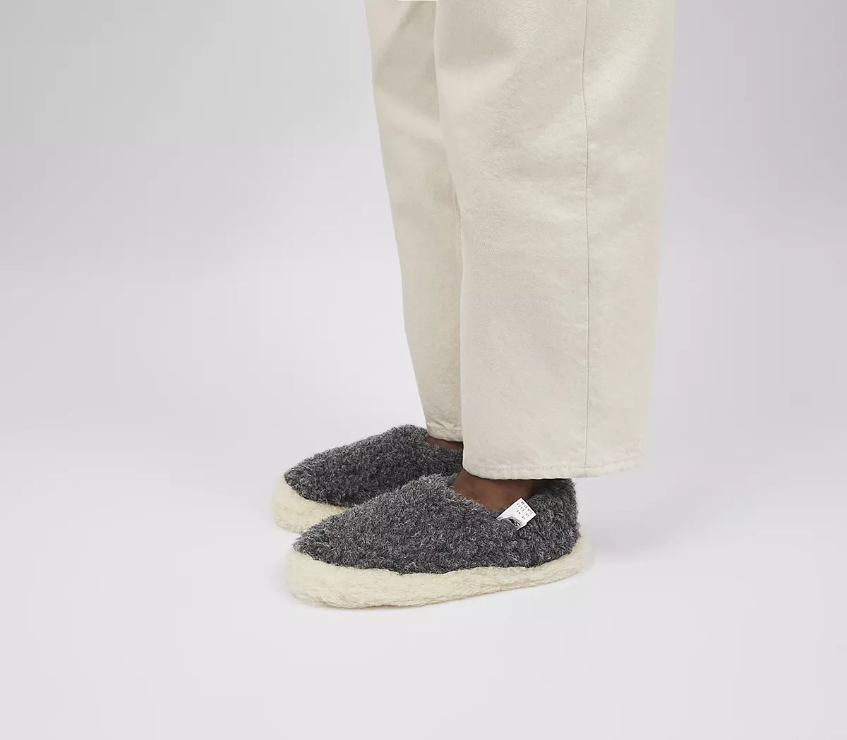Yoko Wool Yoko Wool Slippers Graphite