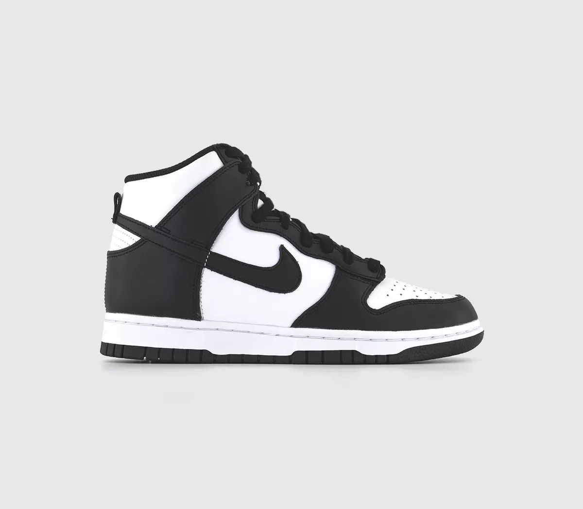 Nike Dunk Hi Trainers White Black Red