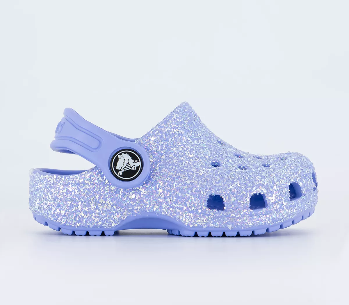 Crocs Classic Toddler Clogs Glitter Moon Jelly