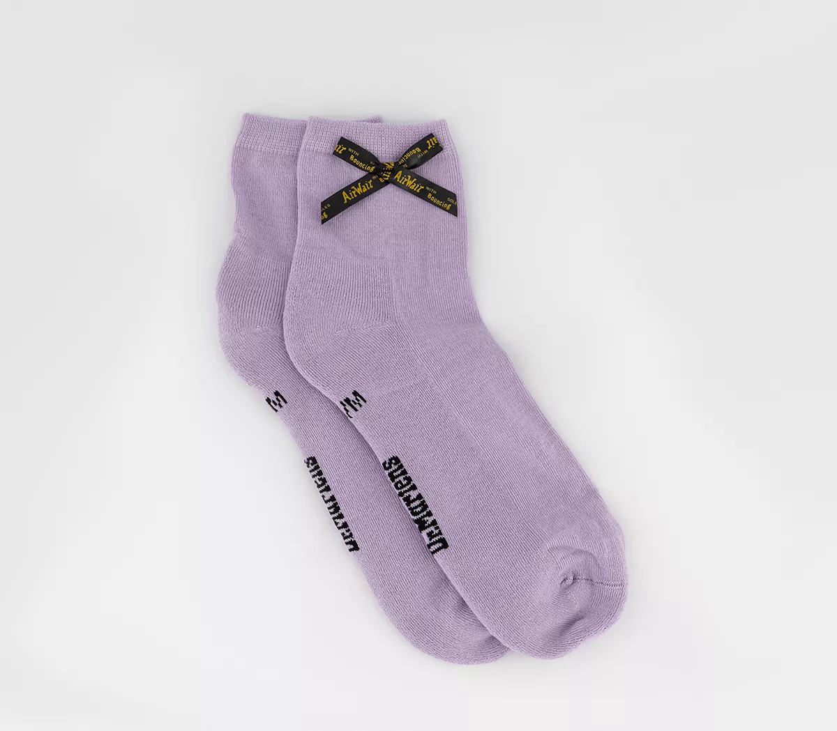 Dr. Martens Dr Martens Bow Socks Lilac Organic Cotton Blend