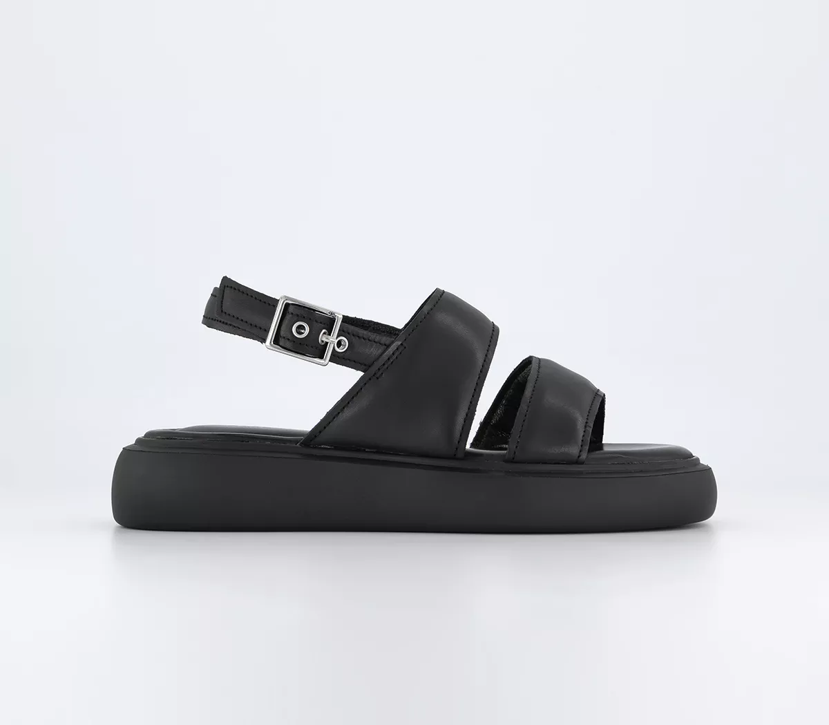 Vagabond Shoemakers Blenda 2 Strap Sandals Black Leather