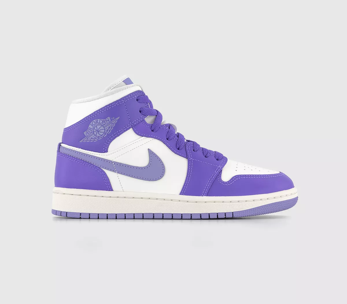 Jordan Air Jordan 1 Mid Trainers  Action Grape Sky Light Purple Sail