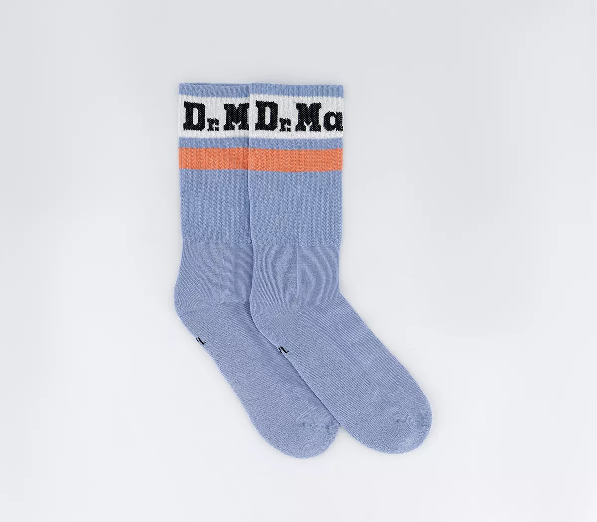 Dr. Martens Athletic Logo Socks Zen Blue Organic Cotton Blend