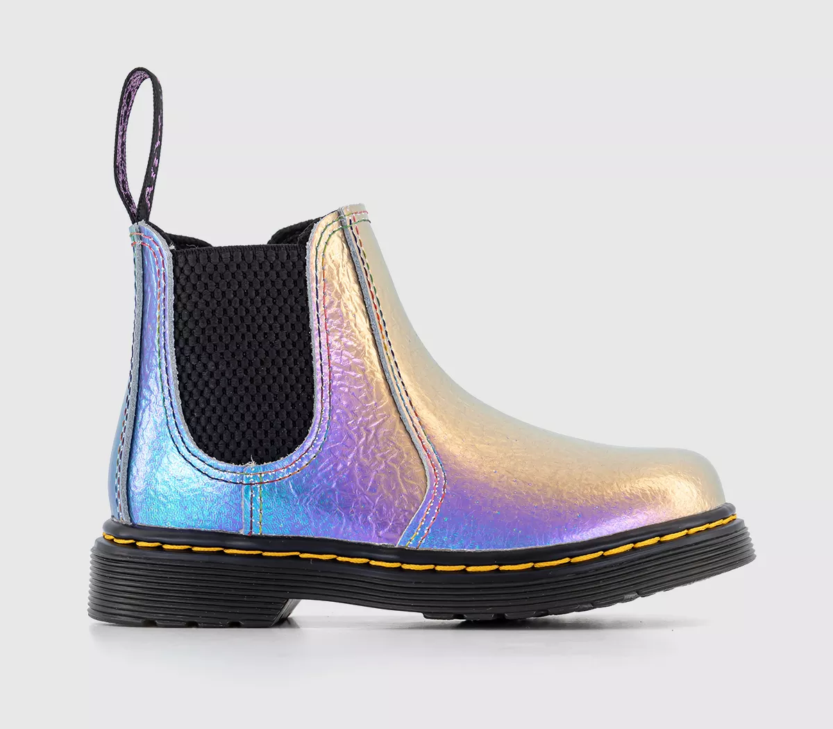 Dr. Martens 2976 Toddler Boots Multirainbow Crinkle