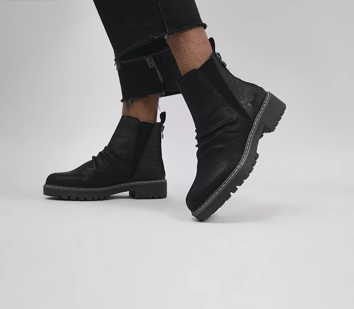 Blowfish Malibu River Chelsea Boots  Black