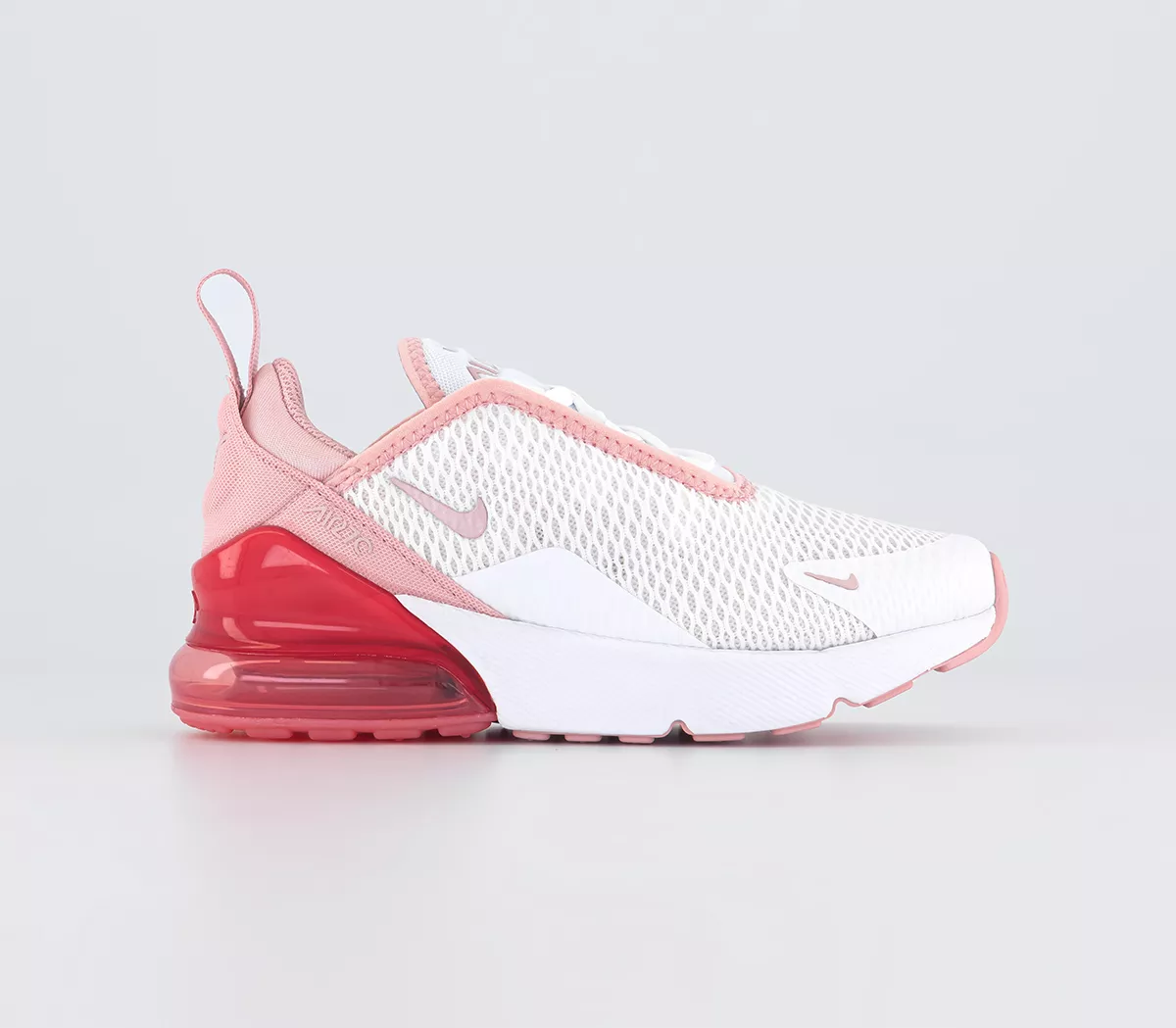 Nike Air Max 270 Kids Trainers  White Pink Glaze Pink Salt