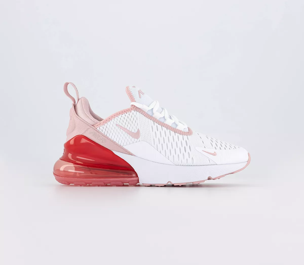 Nike Air Max 270 Junior Trainers  White Pink Glaze Pink Salt
