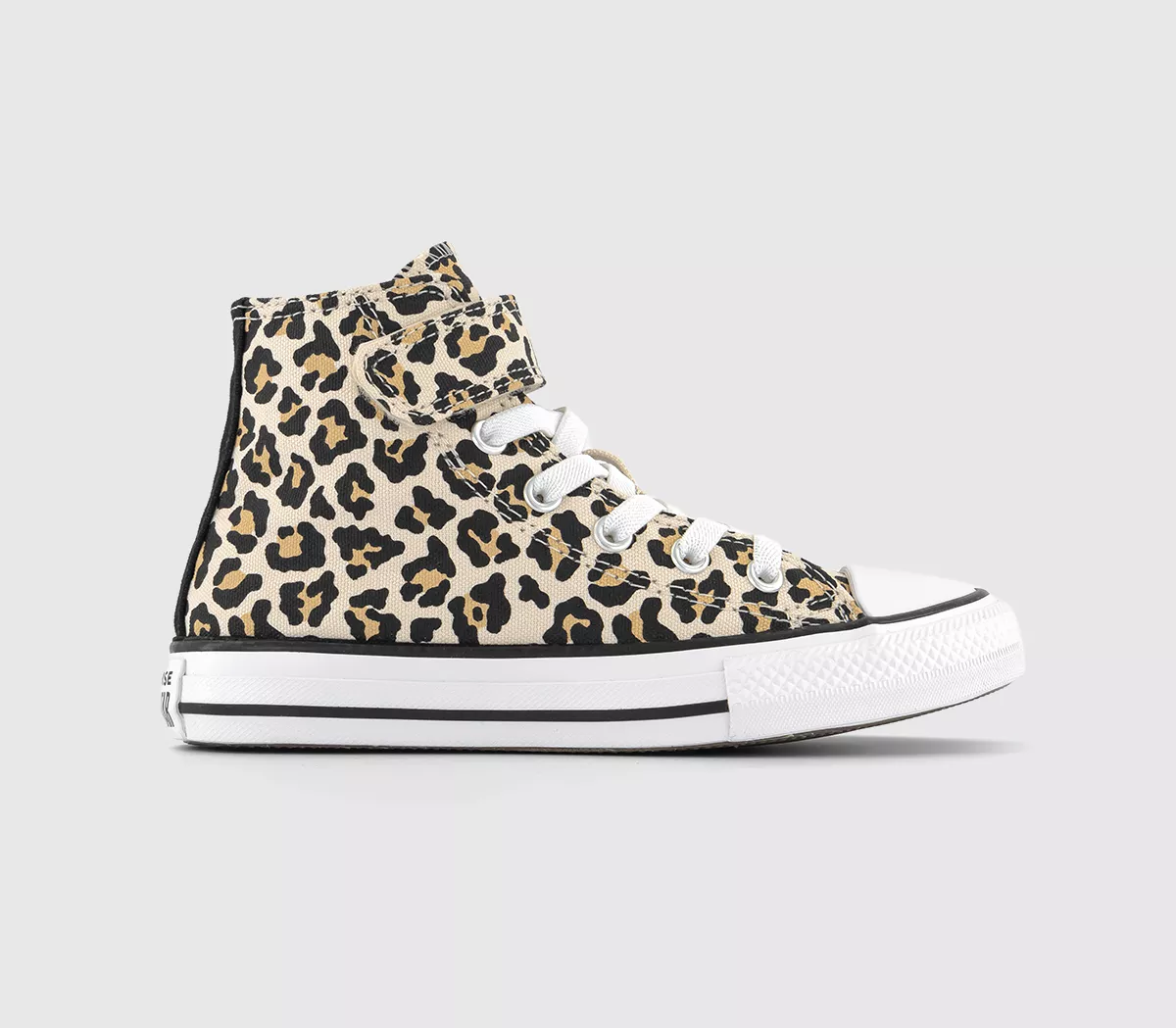 Converse All Star Hi 1vlace Kids Driftwood Black White