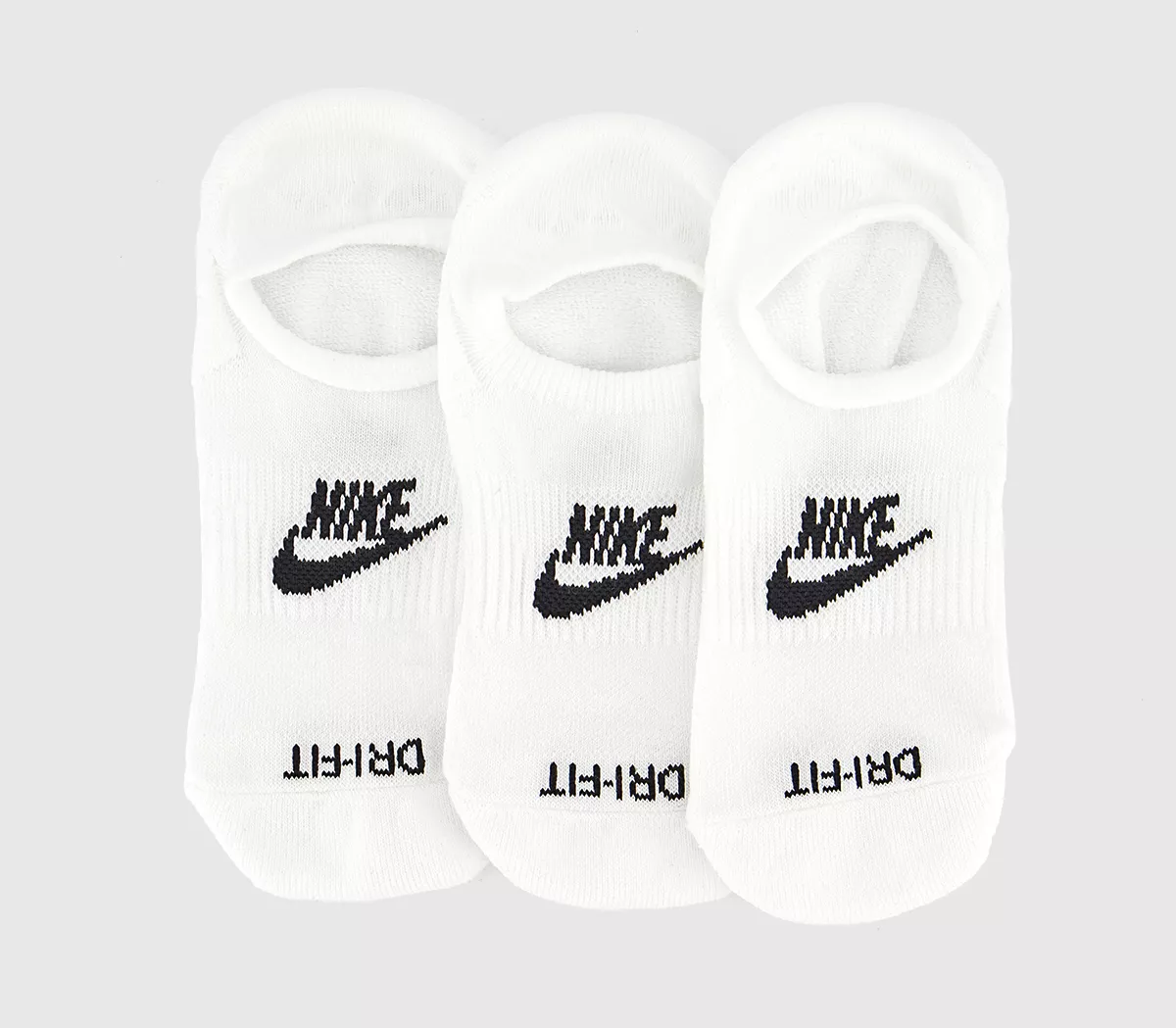 Nike Nike Footie Socks White Black