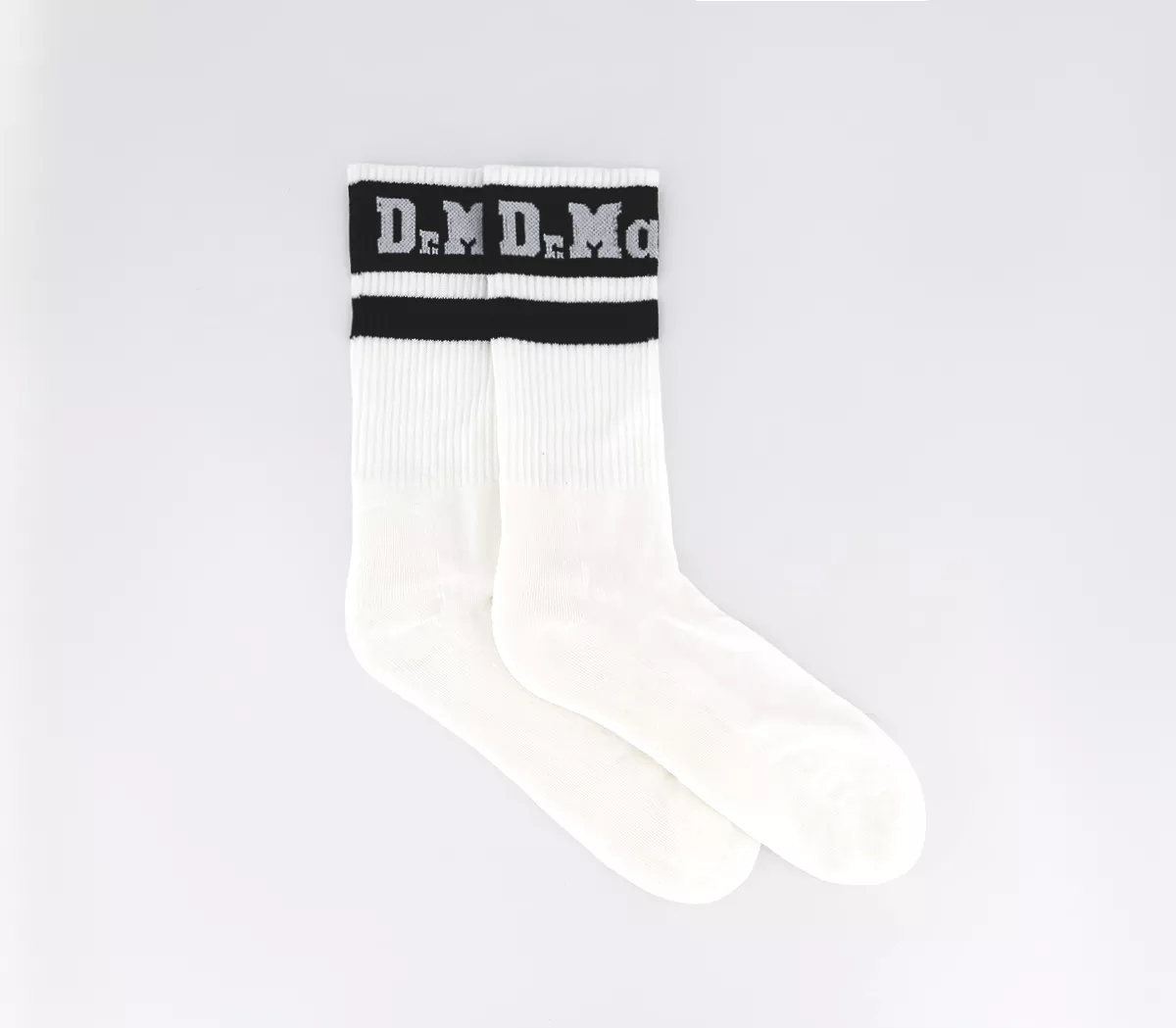 Dr. Martens Athletic Logo Socks White Black