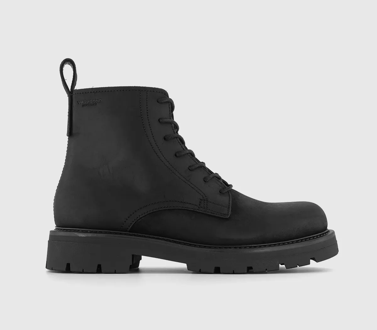 Vagabond Shoemakers Cameron Lace Up Boots Off Black