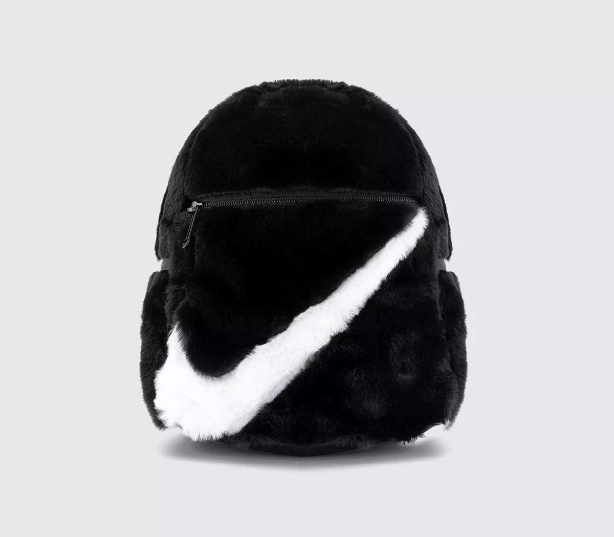 Nike Nike Faux Fur Mini Backpack 6l Black Black White