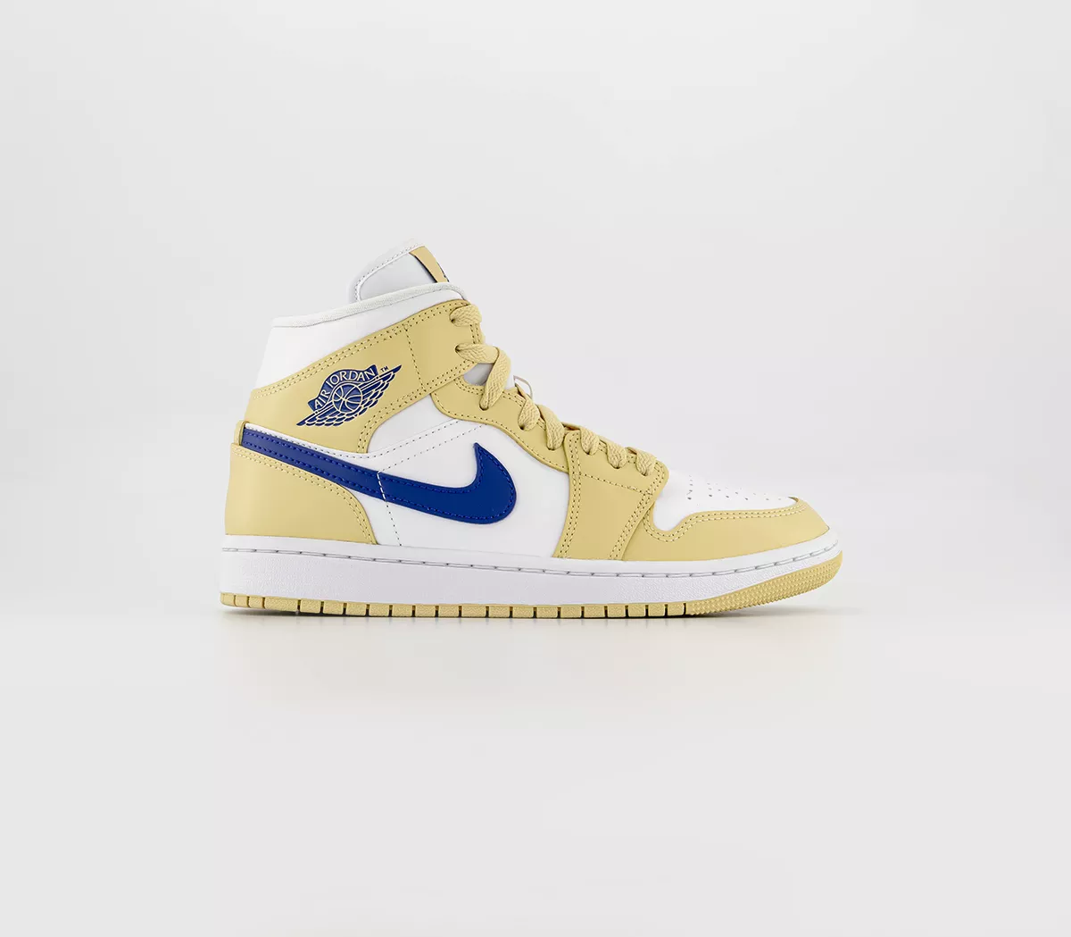 Jordan Air Jordan 1 Mid Trainers Lemon Wash Lapis White