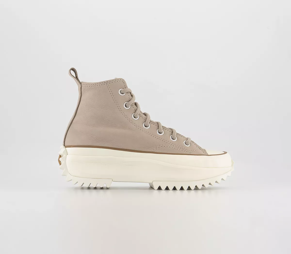 Converse Run Star Hike Platform Trainers Papyrus Sand Dune Egret