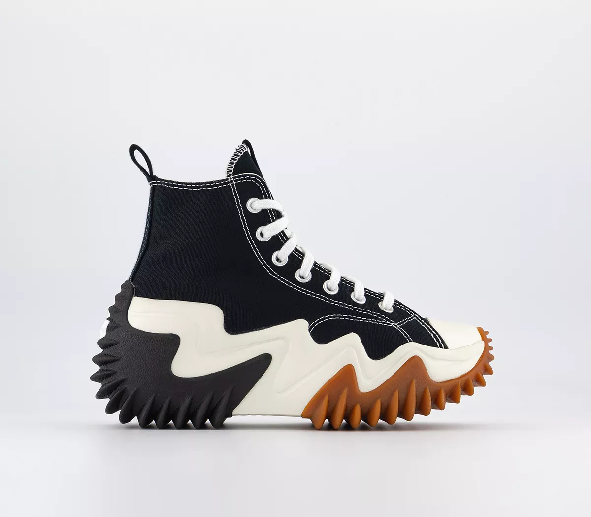 Converse Run Star Motion Platform Trainers Black White