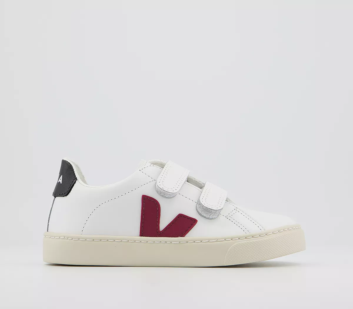 VEJA Esplar Youth Trainers White Marsala Black