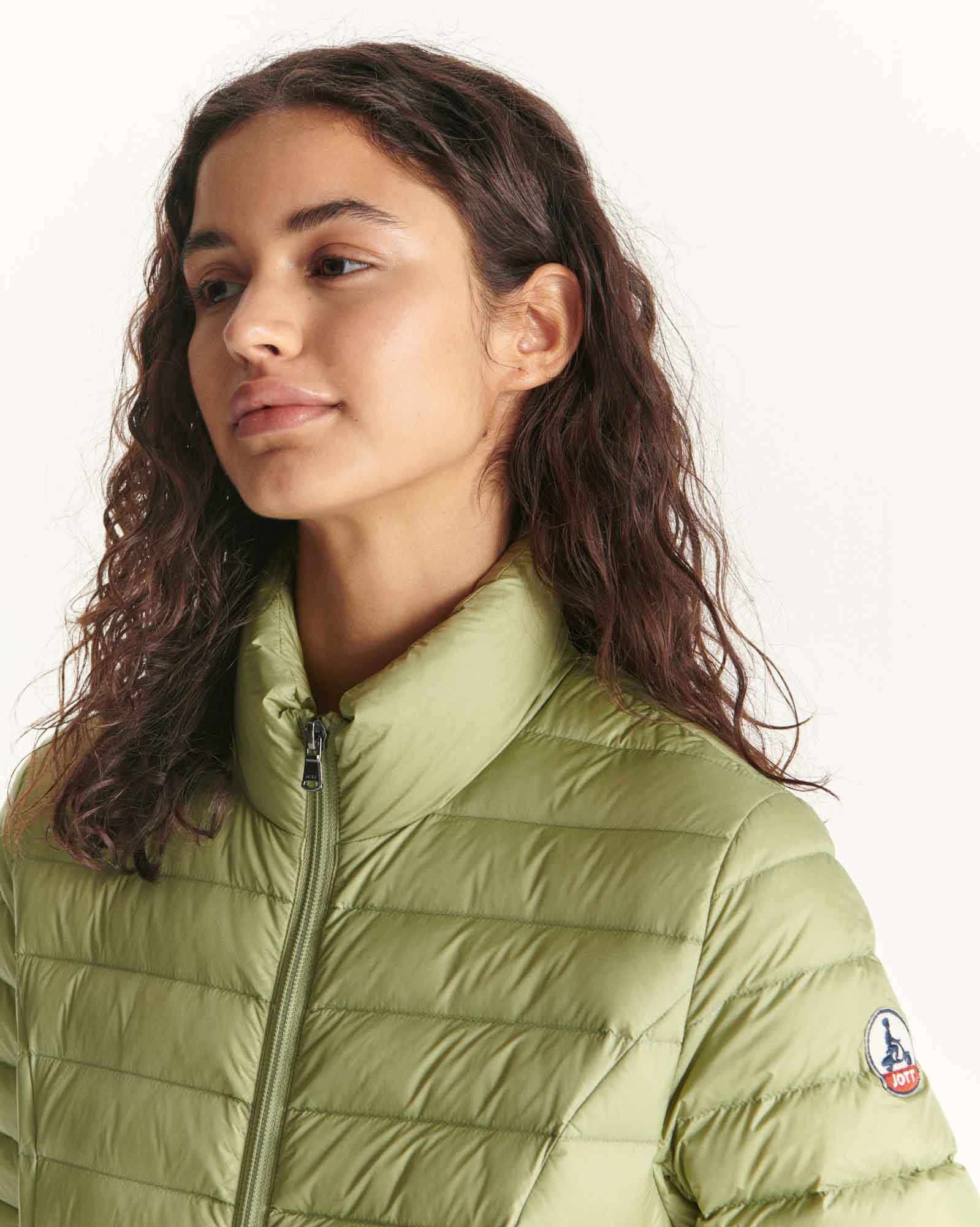 Down jacket light Celadon green Cha