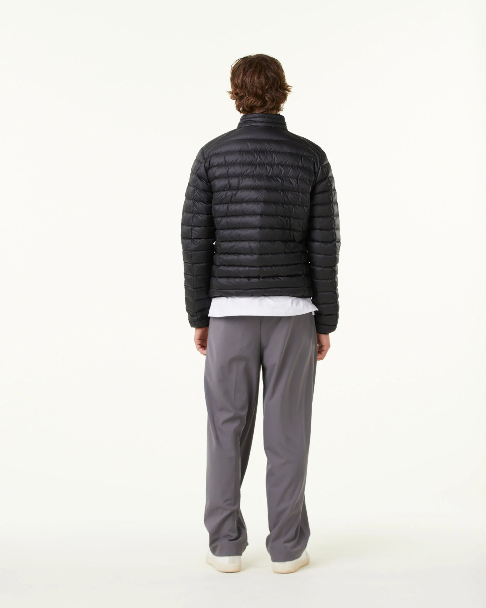 Light down jacket Denim blue Mat