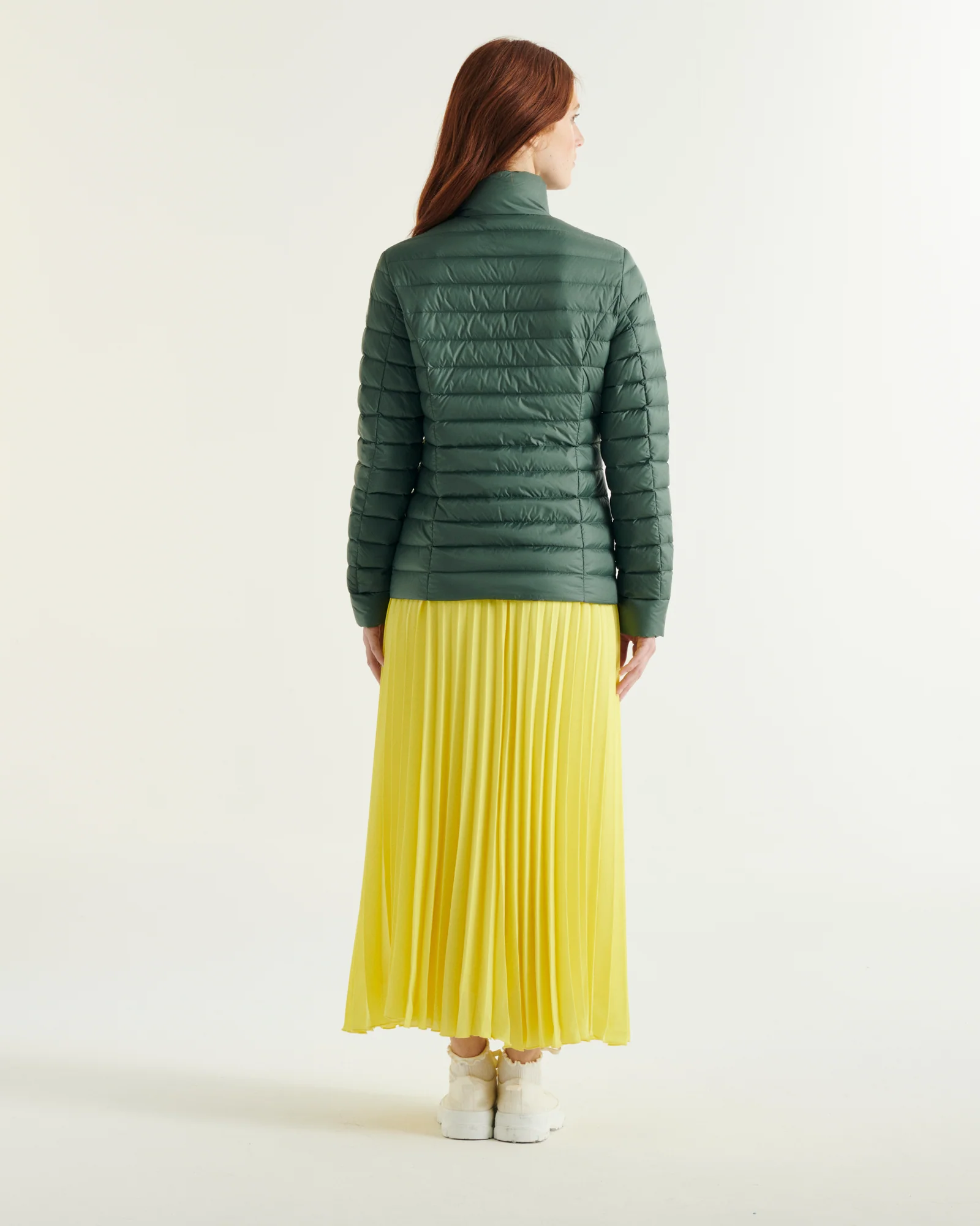 Down jacket light Celadon green Cha