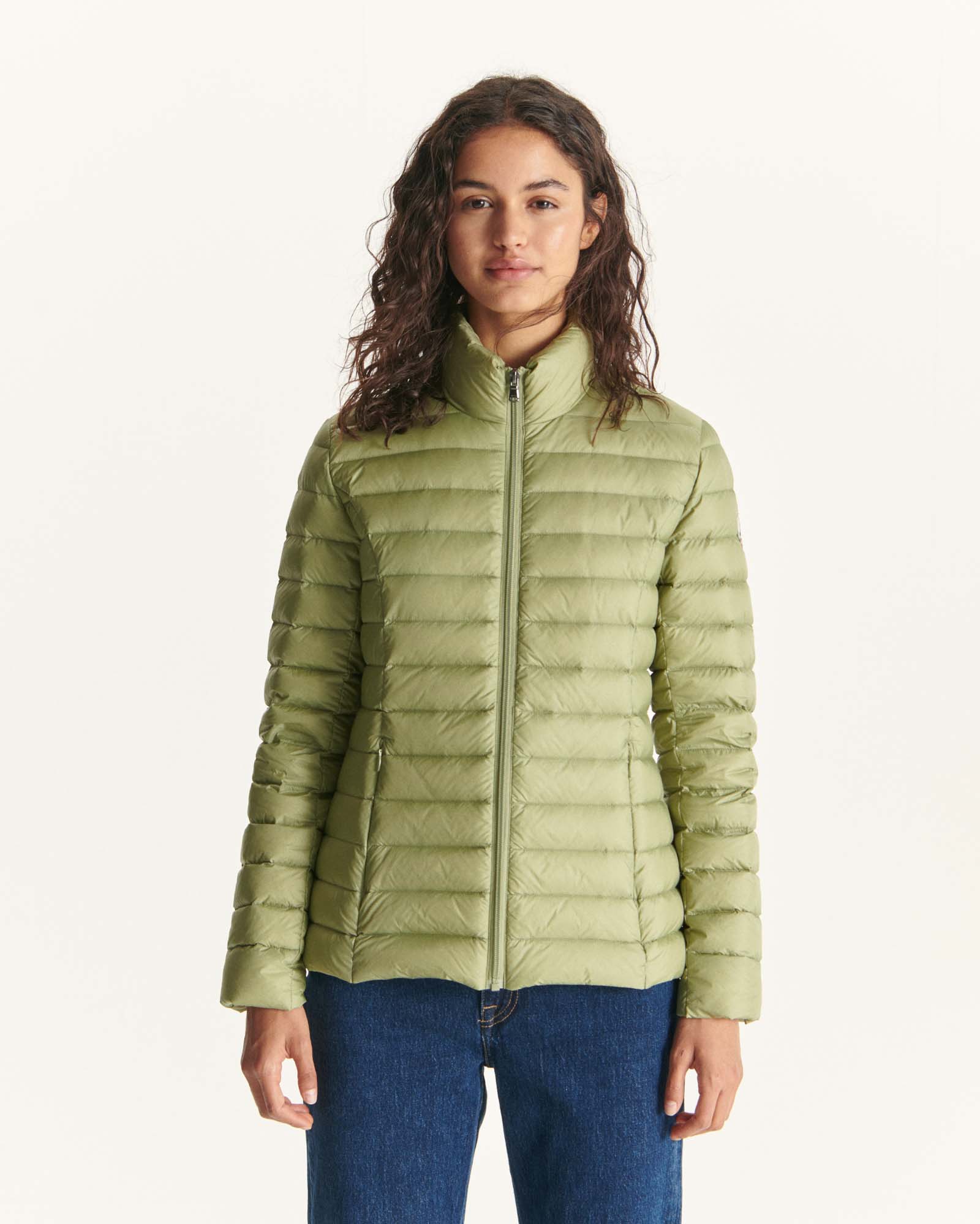 Down jacket light Celadon green Cha