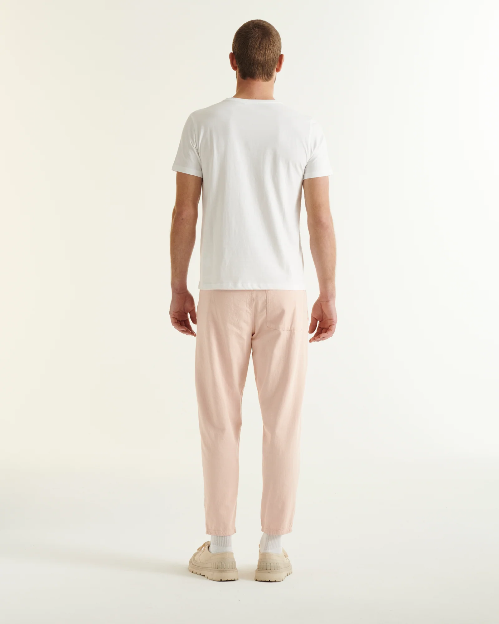 Organic cotton t-shirt Heather gray Pietro