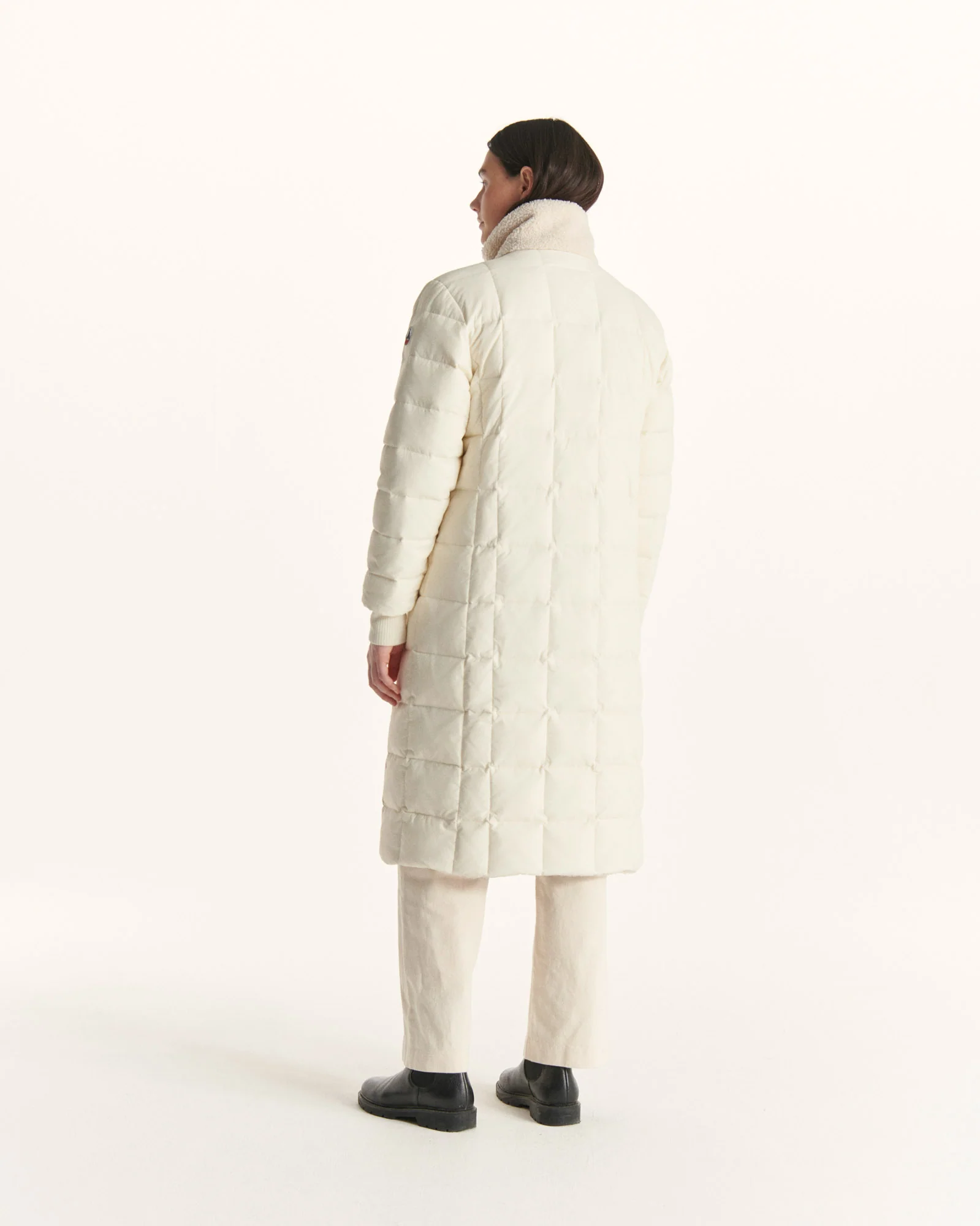 Down jacket reversible Grand Froid Ivoire Nara