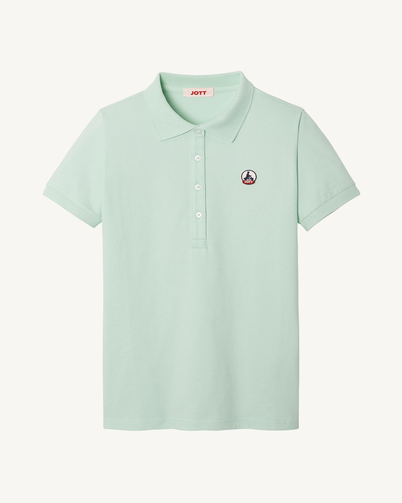 Polo shirt in organic cotton White Franca
