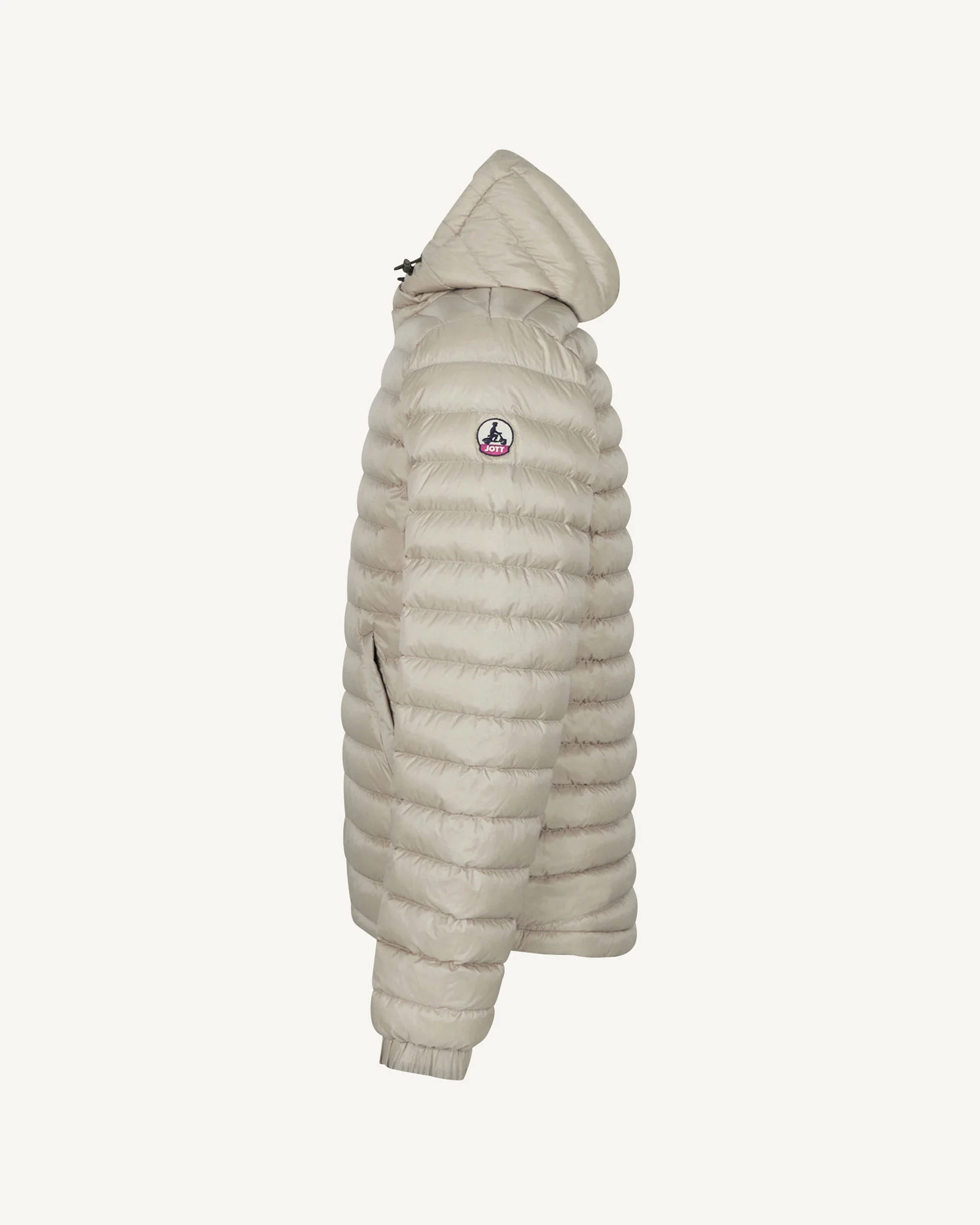 Down jacket reversible hoodie Army/Beige Bergen 2.0