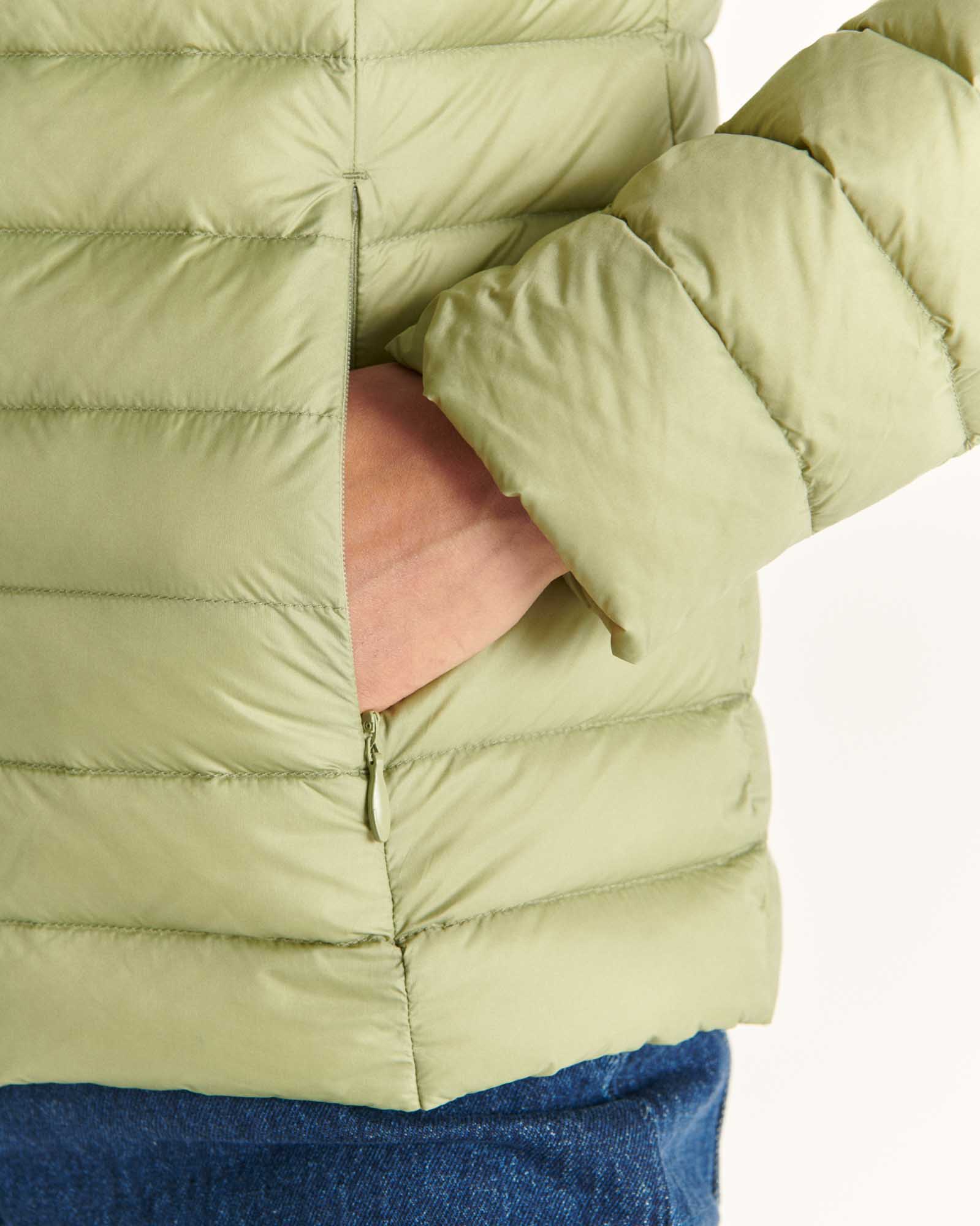 Down jacket light Celadon green Cha