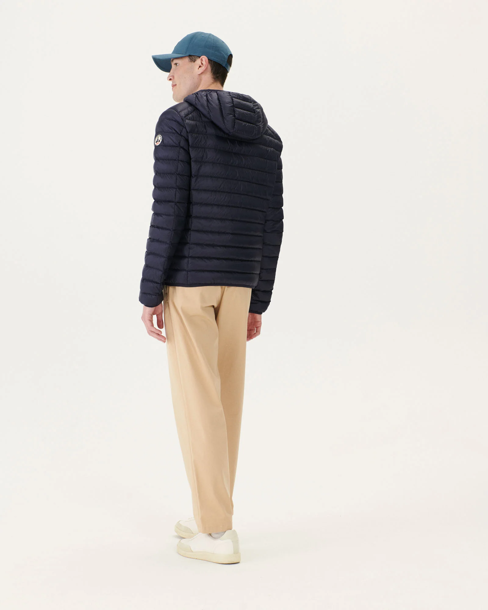 Light hooded puffer jacket Red Nico